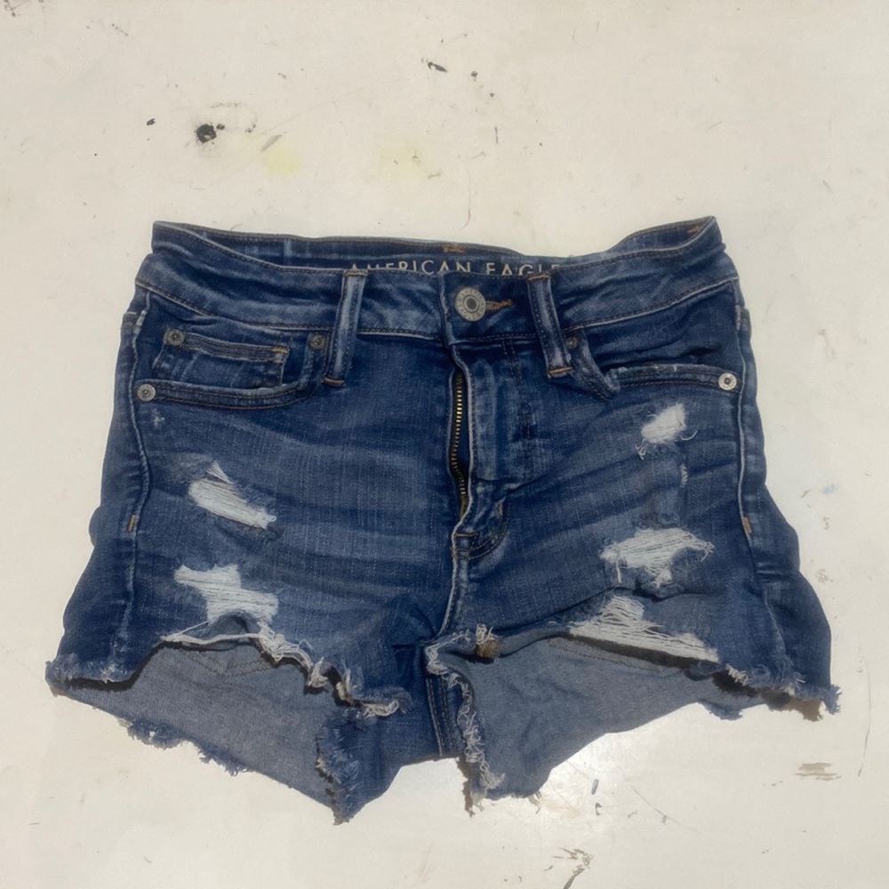 American Eagle High Rise Bootie Shorts